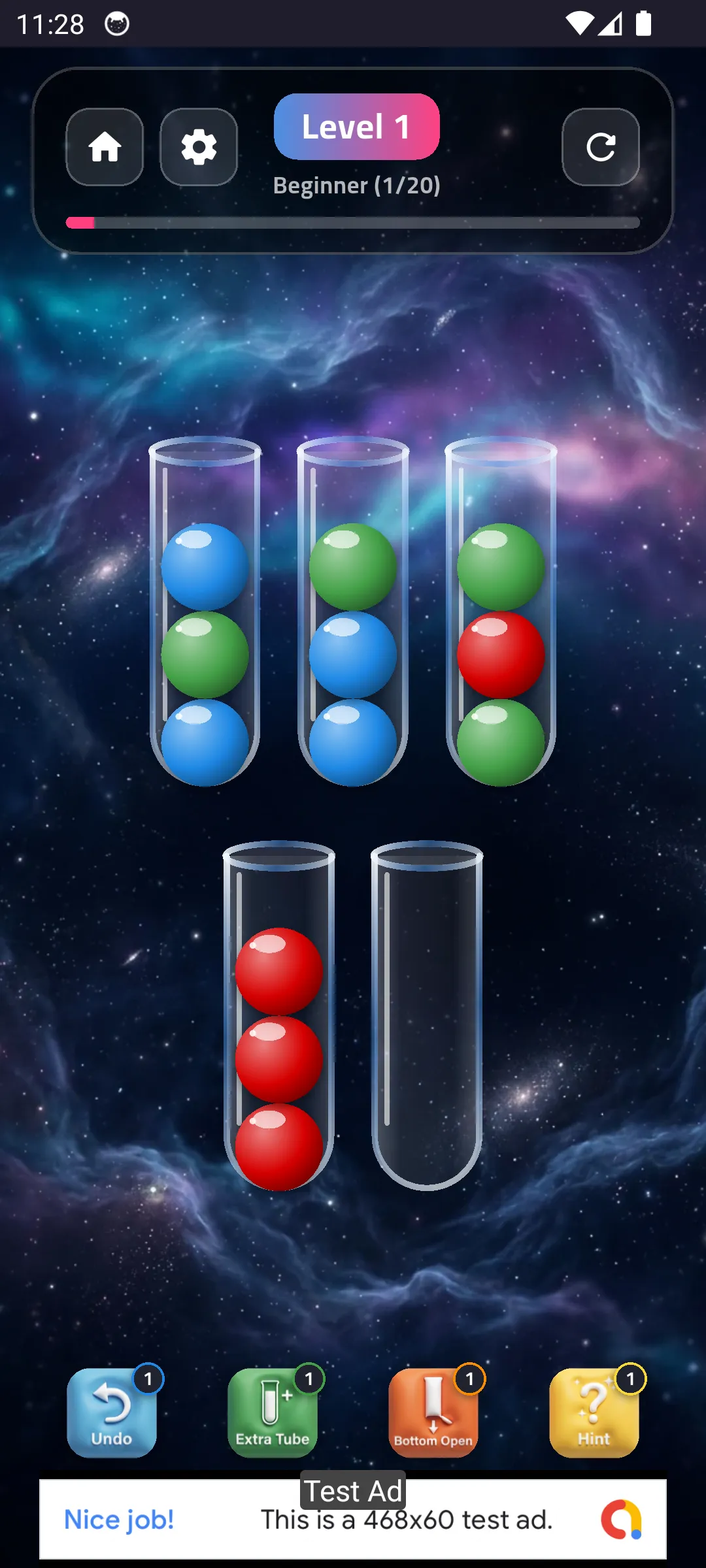 Tuby: Color Ball Sort Puzzle Screenshot