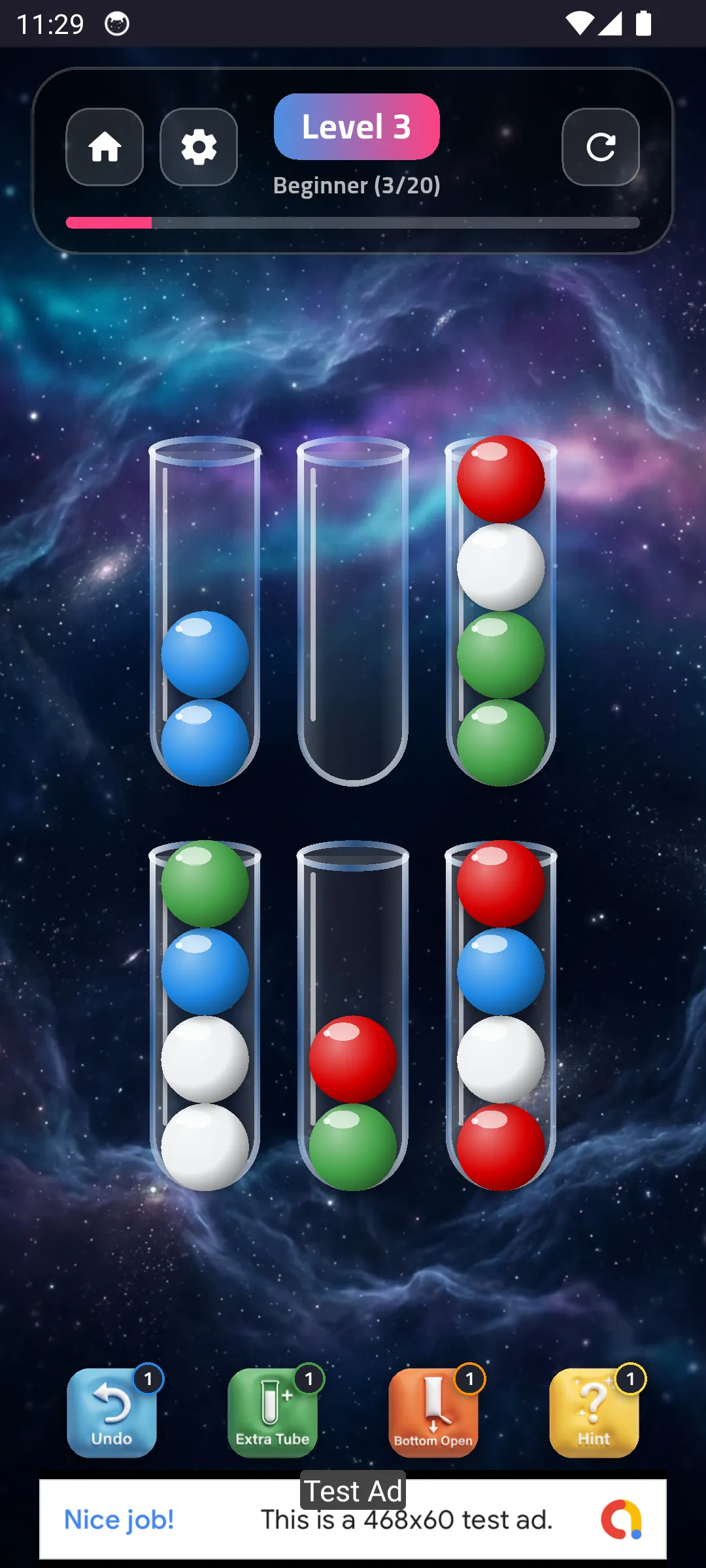 Tuby: Color Ball Sort Puzzle Screenshot