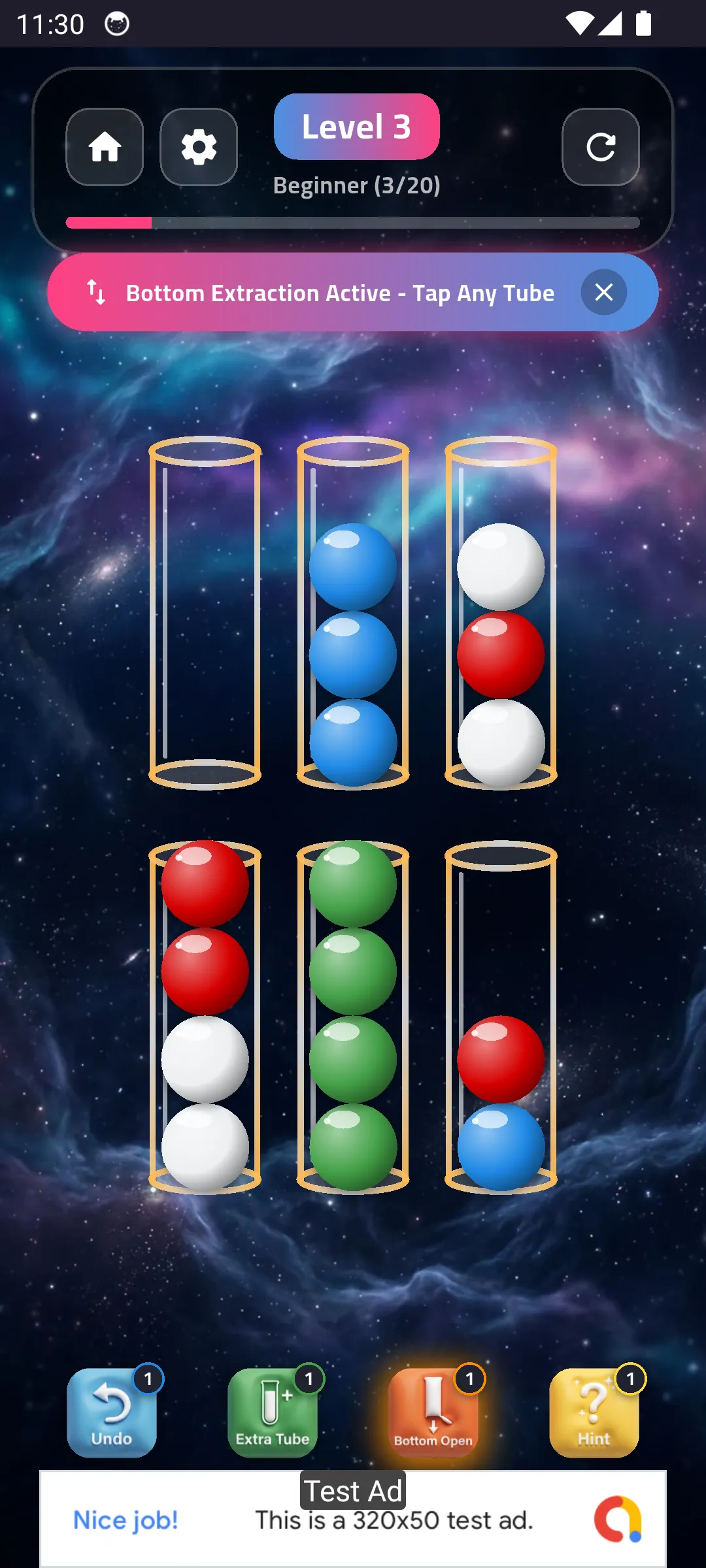Tuby: Color Ball Sort Puzzle Screenshot